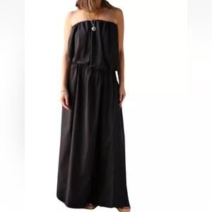 Esse Studios Strapless‎ Midi Dress Side Cutout Size 4